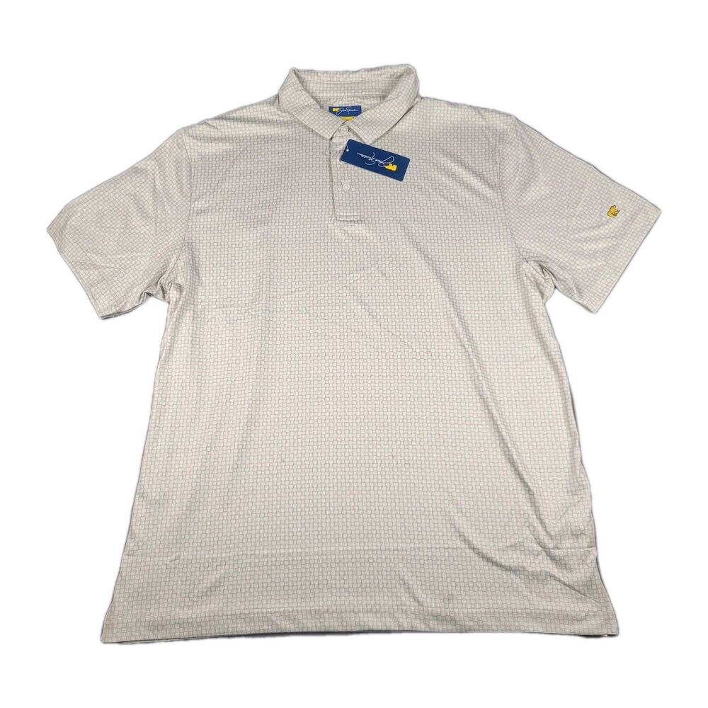 Jack Nicklaus Golden Bear Champagne Polo Size XL Golf Short Sleeve Stretch NWT